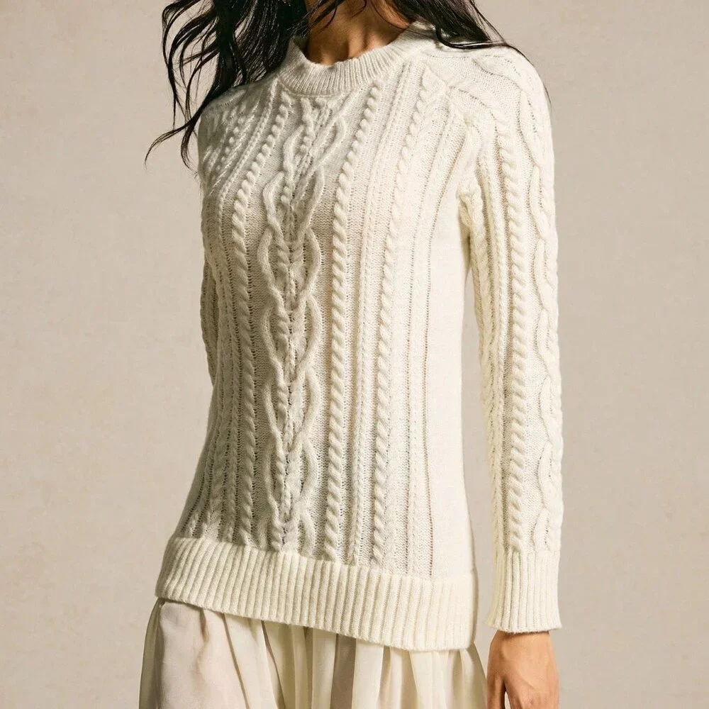 Brown Casual Women's Minimalist Long Sleeve Sweater Dress - Picture 5 of 7